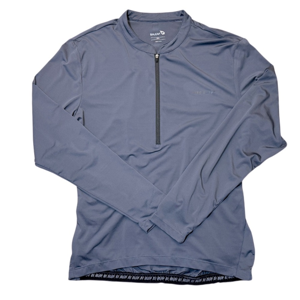 Baleaf Gray Long Sleeve 1/4 Zip Cycling Jersey Men’s 2XL